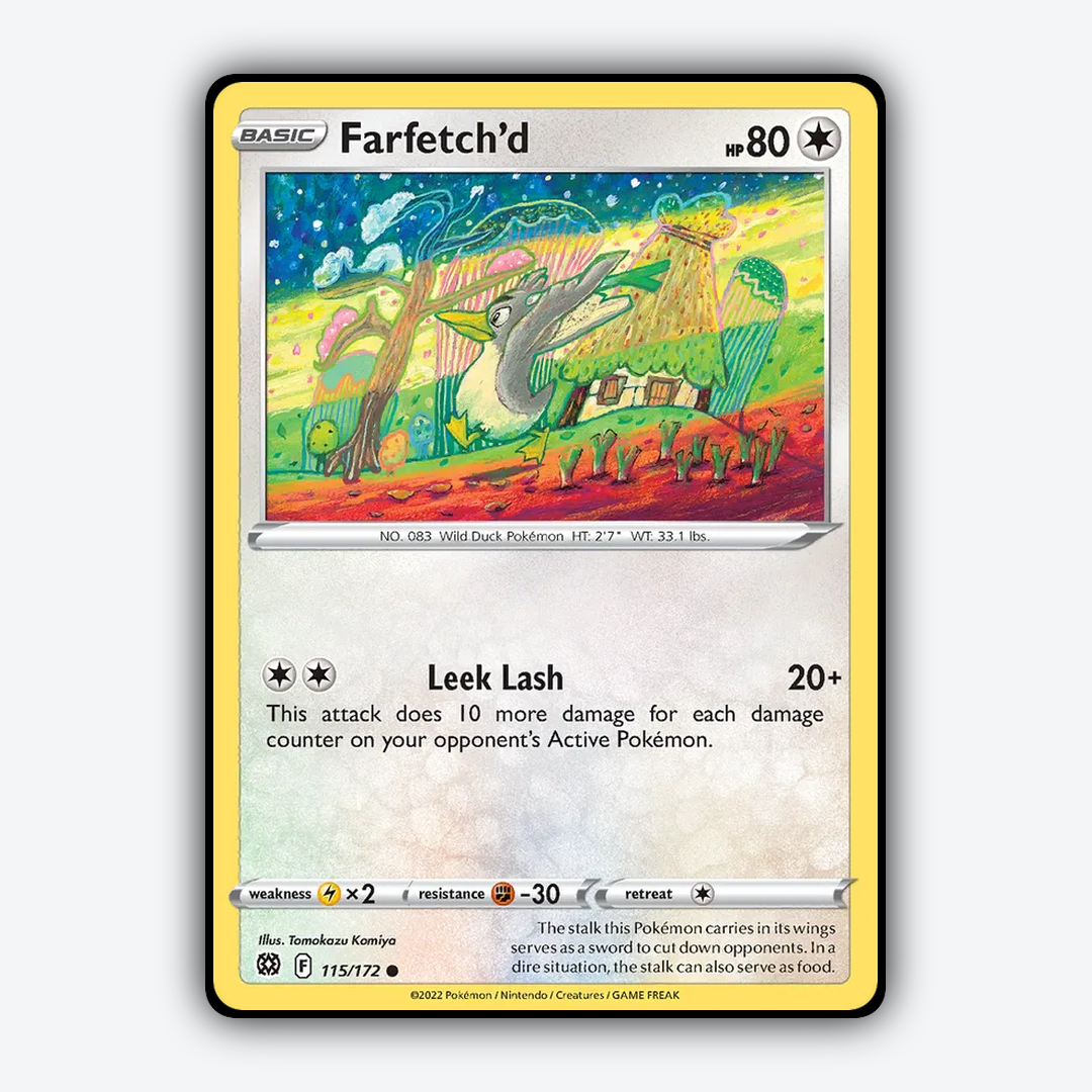 Farfetch'd 115/172 - Brilliant Stars Set - Card Rug