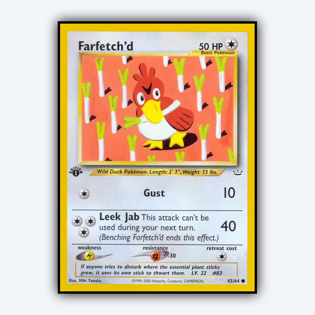 Farfetch'd 043/64 - Neo Revelation Set - Card Rug
