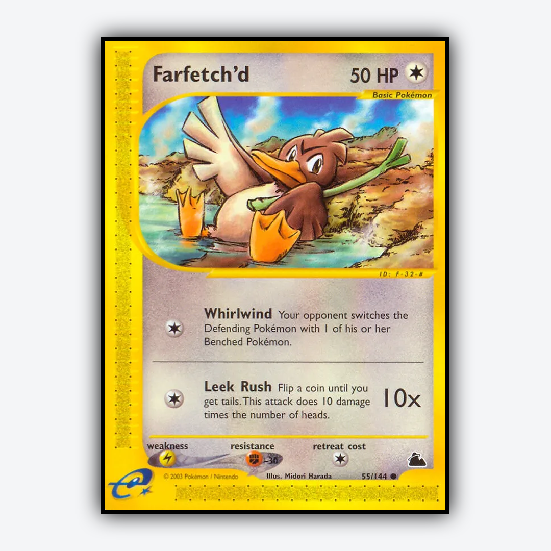 Farfetch'd 055/144 - Skyridge Set - Card Rug