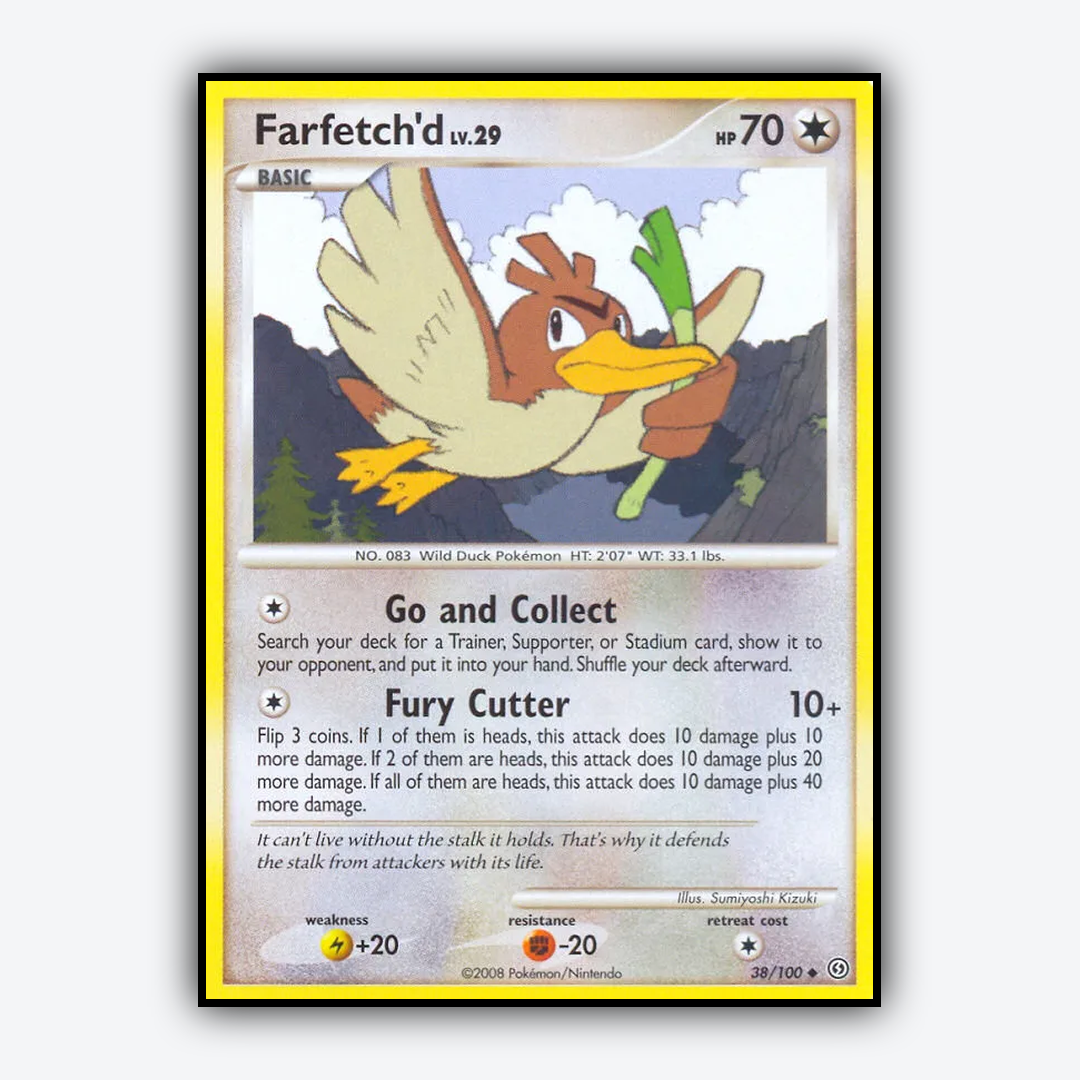 Farfetch'd 038/100 - Stormfront Set - Card Rug