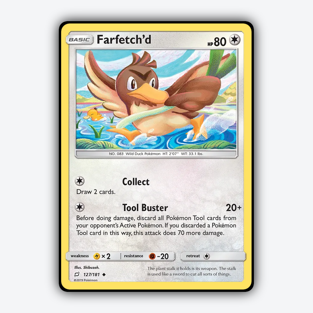 Farfetch'd 127/181 - Team Up Set - Card Rug