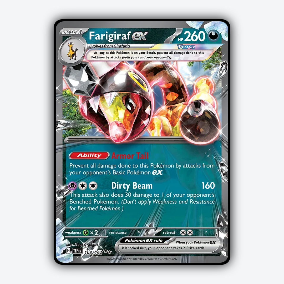 Farigiraf ex 108/162 - Temporal Forces Set - Card Rug
