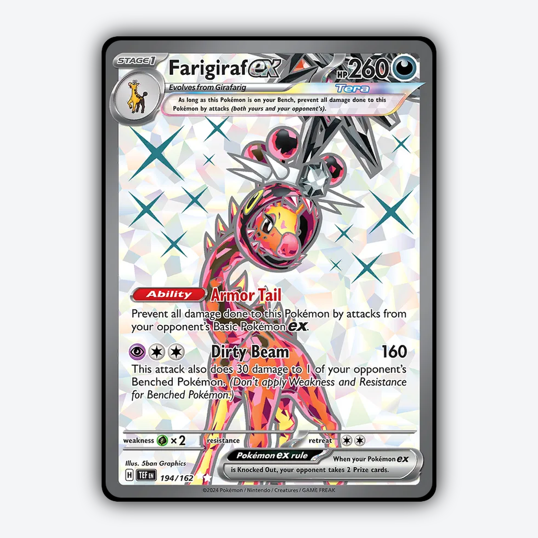 Farigiraf ex 194/162 - Temporal Forces Set - Card Rug