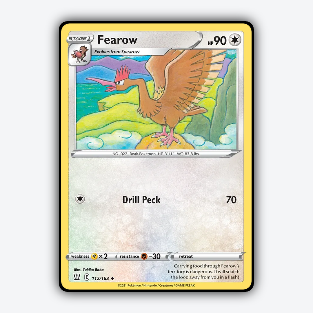 Fearow 112/163 - Battle Styles Set - Card Rug
