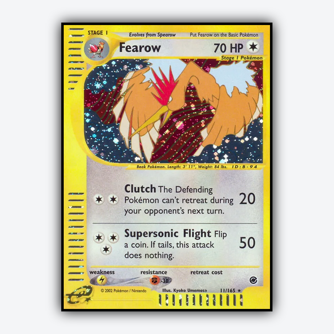 Fearow 011/165 - Expedition Base Set - Card Rug