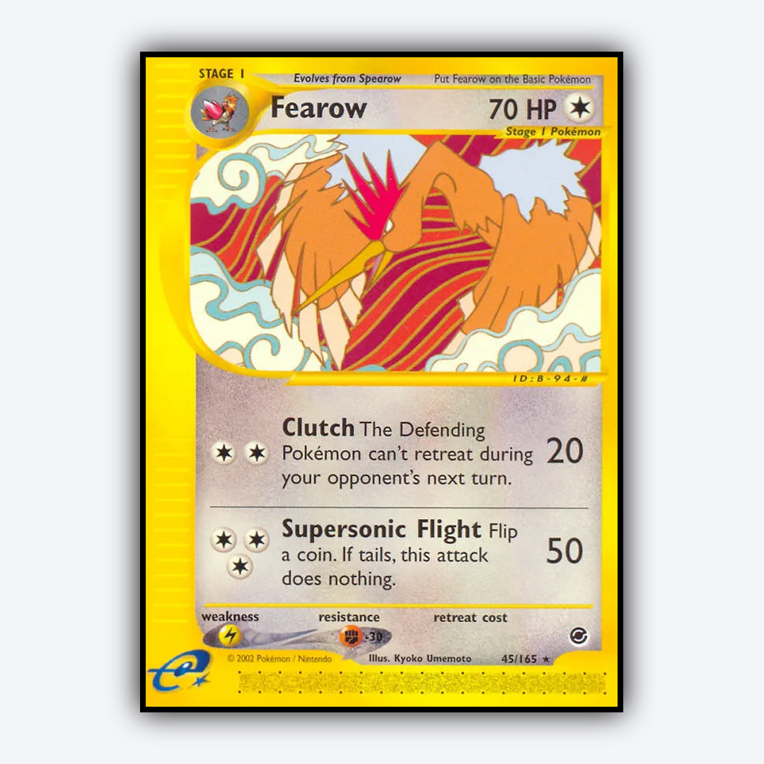 Fearow 045/165 - Expedition Base Set - Card Rug