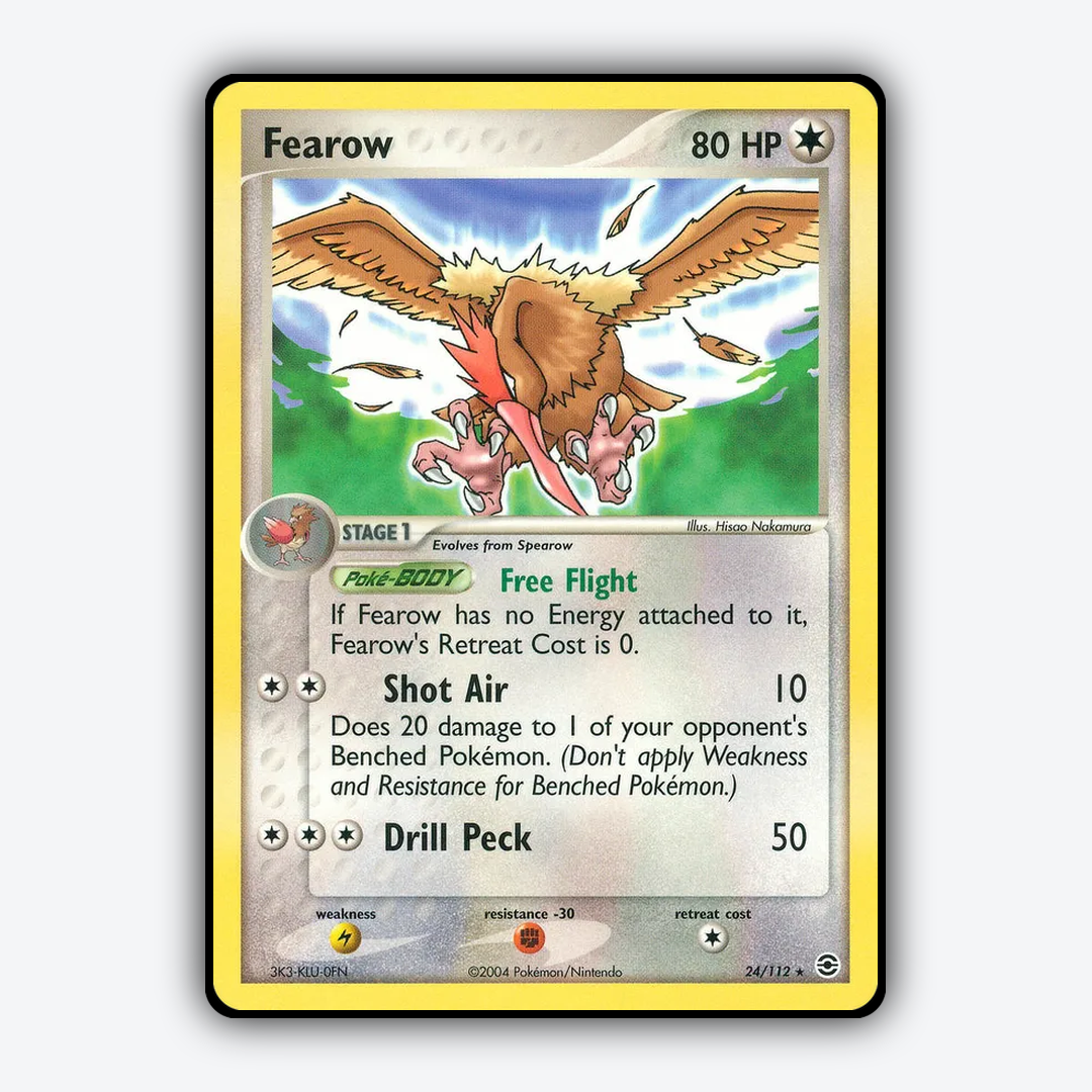 Fearow 024/112 - FireRed & LeafGreen Set - Card Rug