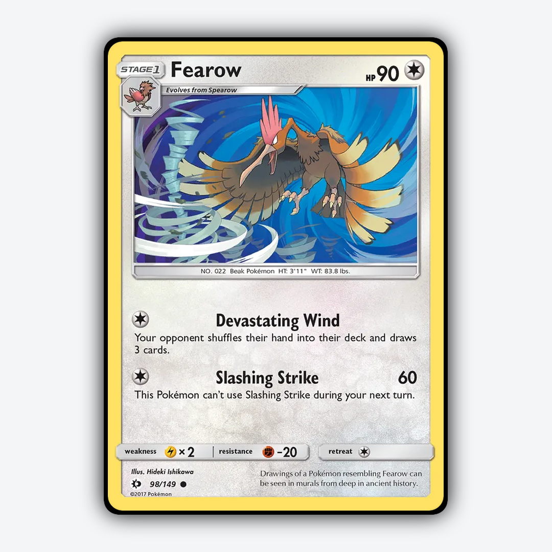 Fearow 098/149 - Sun & Moon Set - Card Rug