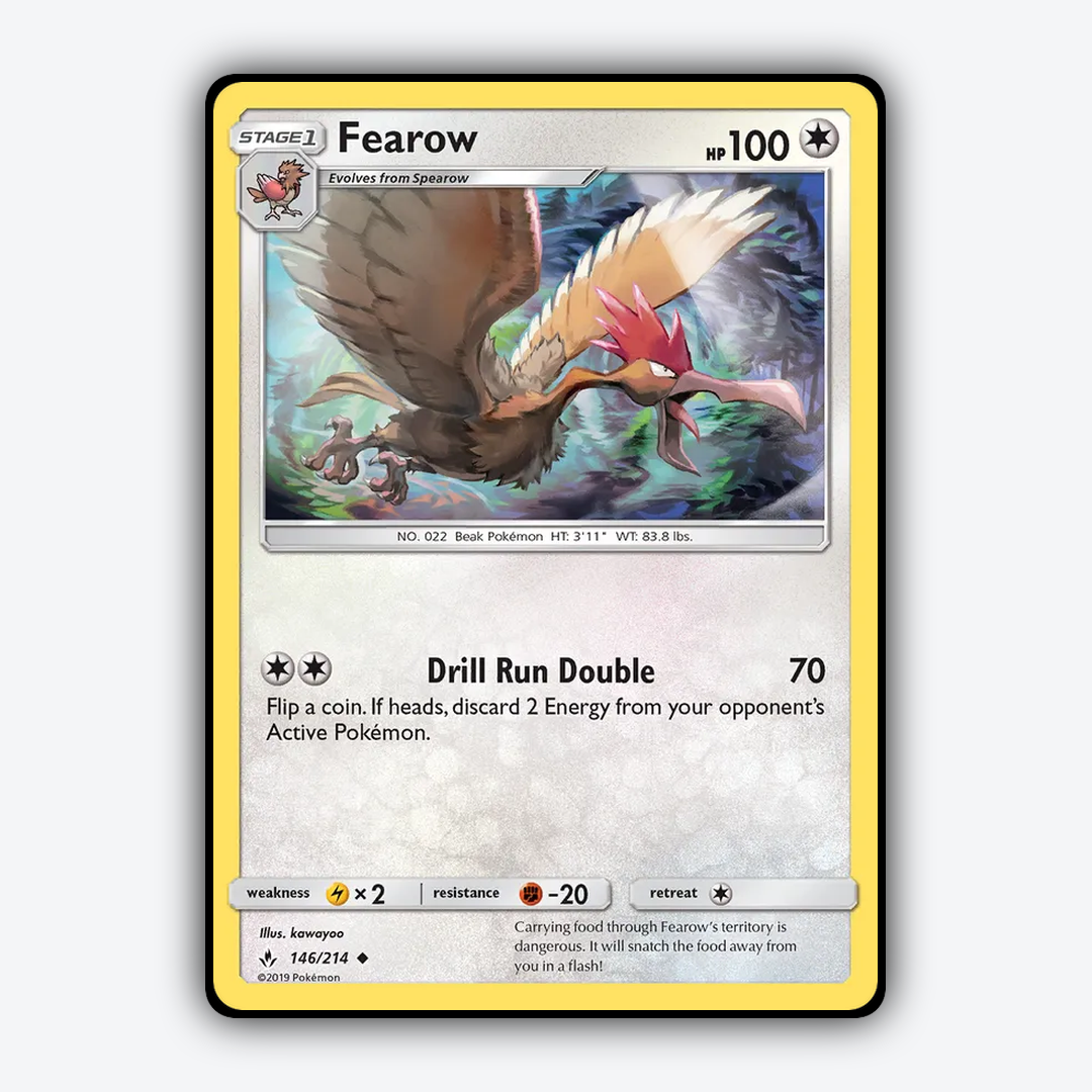 Fearow 146/214 - Unbroken Bonds Set - Card Rug