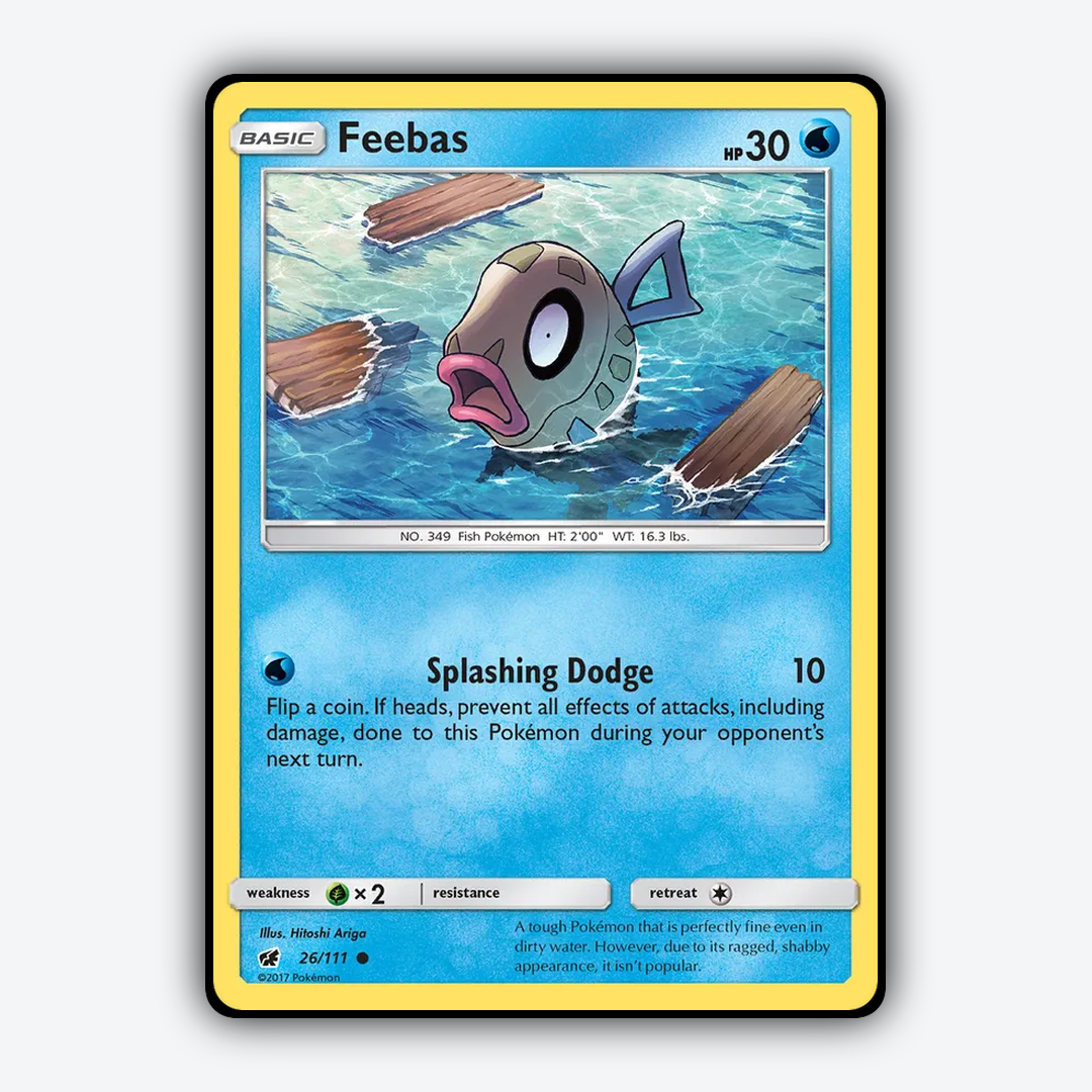 Feebas 026/111 - Crimson Invasion Set - Card Rug
