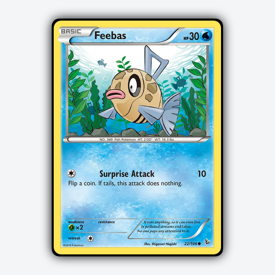 Feebas 022/106 - Flashfire Set - Card Rug