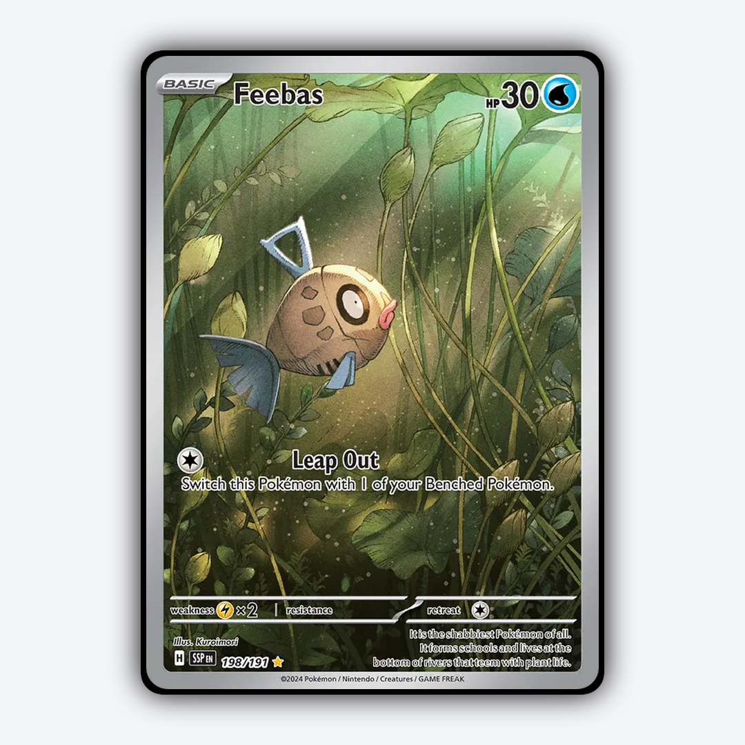 Feebas #198 - Surging Sparks Set - Card Rug