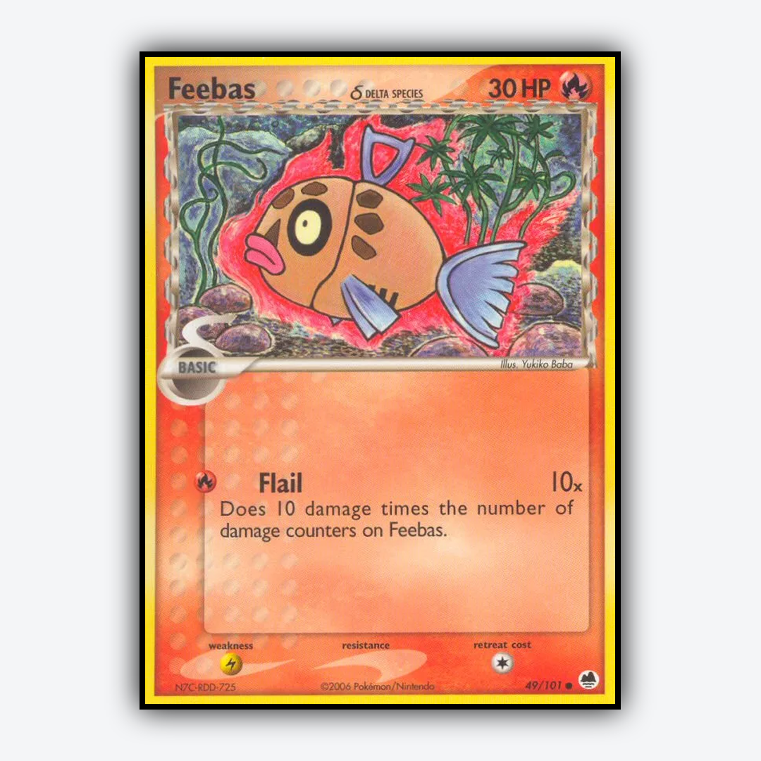 Feebas δ 049/101 - Dragon Frontiers Set - Card Rug