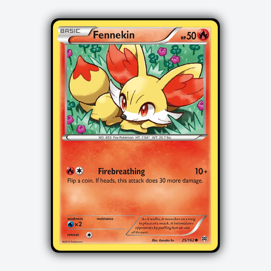 Fennekin 025/162 - BREAKthrough Set - Card Rug
