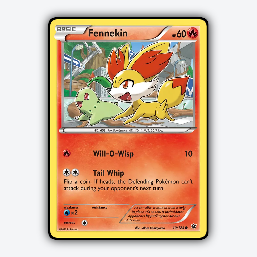 Fennekin 010/124 - Fates Collide Set - Card Rug