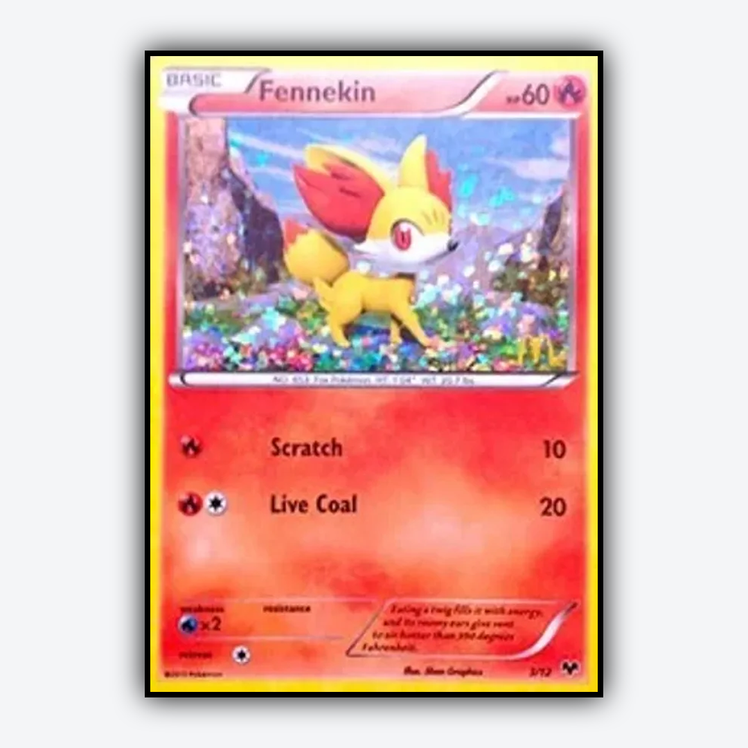 Fennekin 003/12 - McDonald's Collection 2014 Set - Card Rug