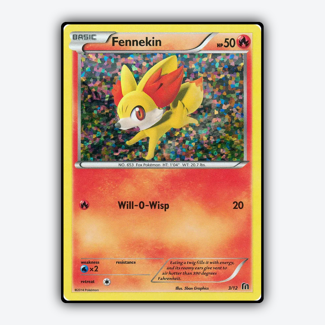 Fennekin 003/12 - McDonald's Collection 2016 Set - Card Rug