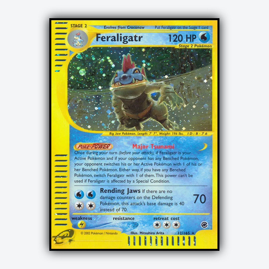 Feraligatr 012/165 - Expedition Base Set - Card Rug