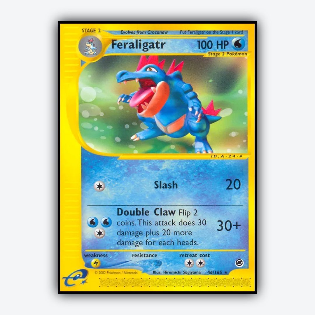 Feraligatr 046/165 - Expedition Base Set - Card Rug