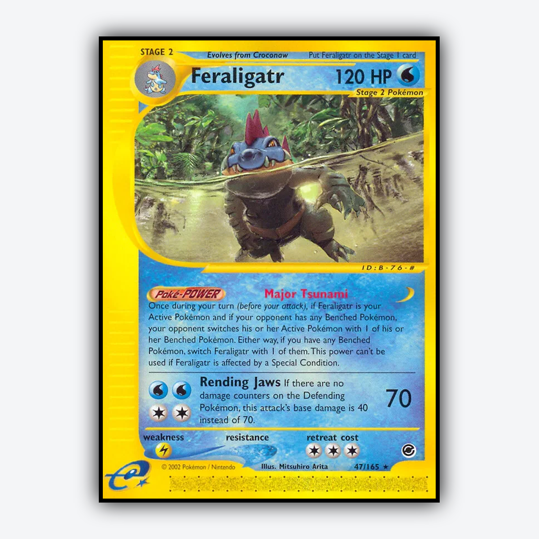 Feraligatr 047/165 - Expedition Base Set - Card Rug