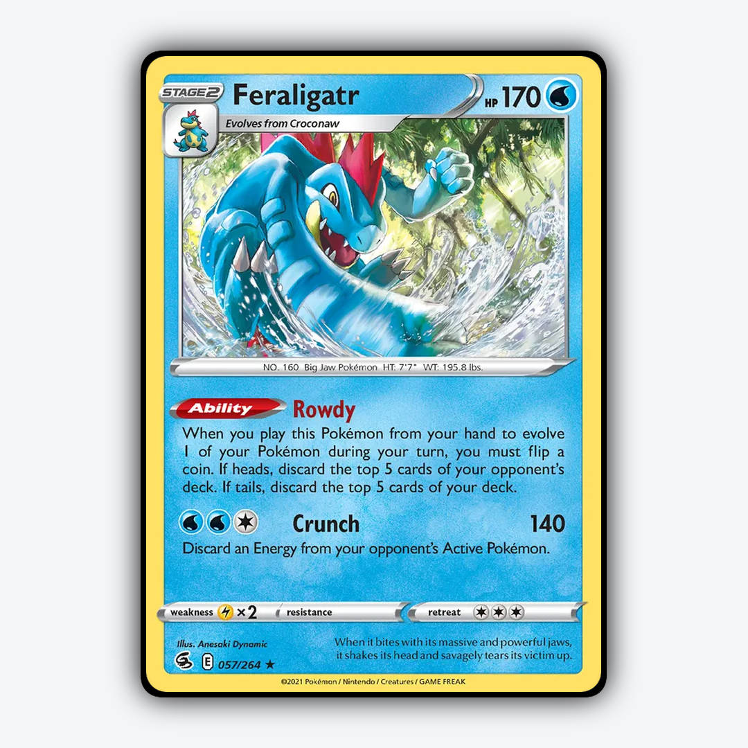 Feraligatr 057/264 - Fusion Strike Set - Card Rug