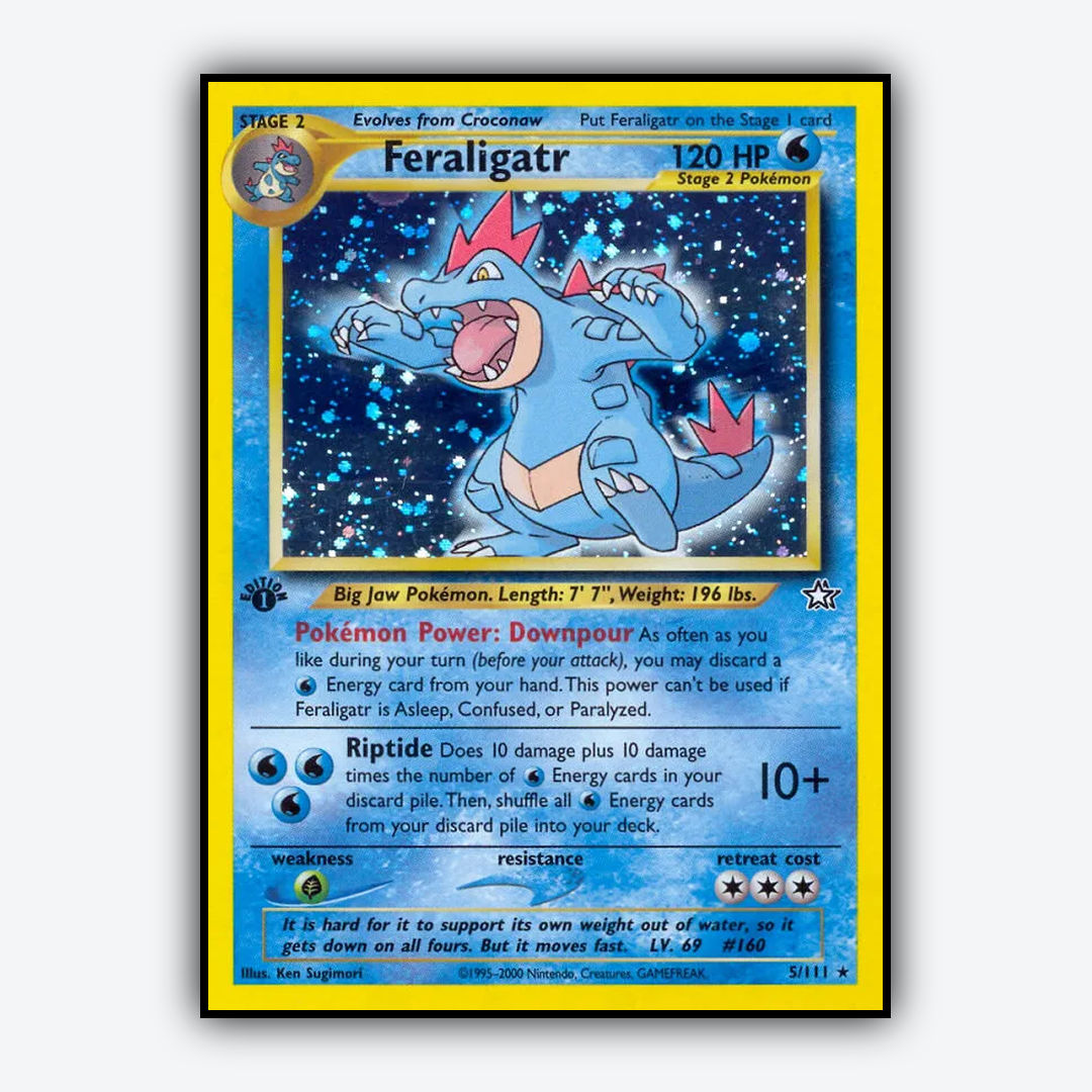 Feraligatr 005/111 - Neo Genesis Set - Card Rug