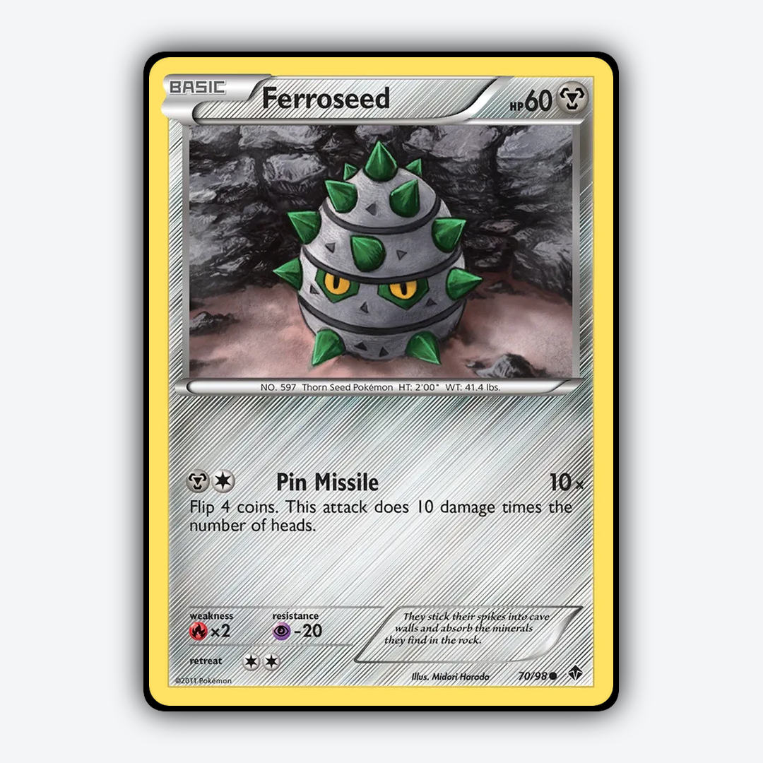 Ferroseed 070/98 - Emerging Powers Set - Card Rug