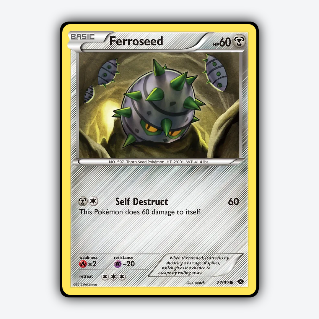 Ferroseed 077/99 - Next Destinies Set - Card Rug