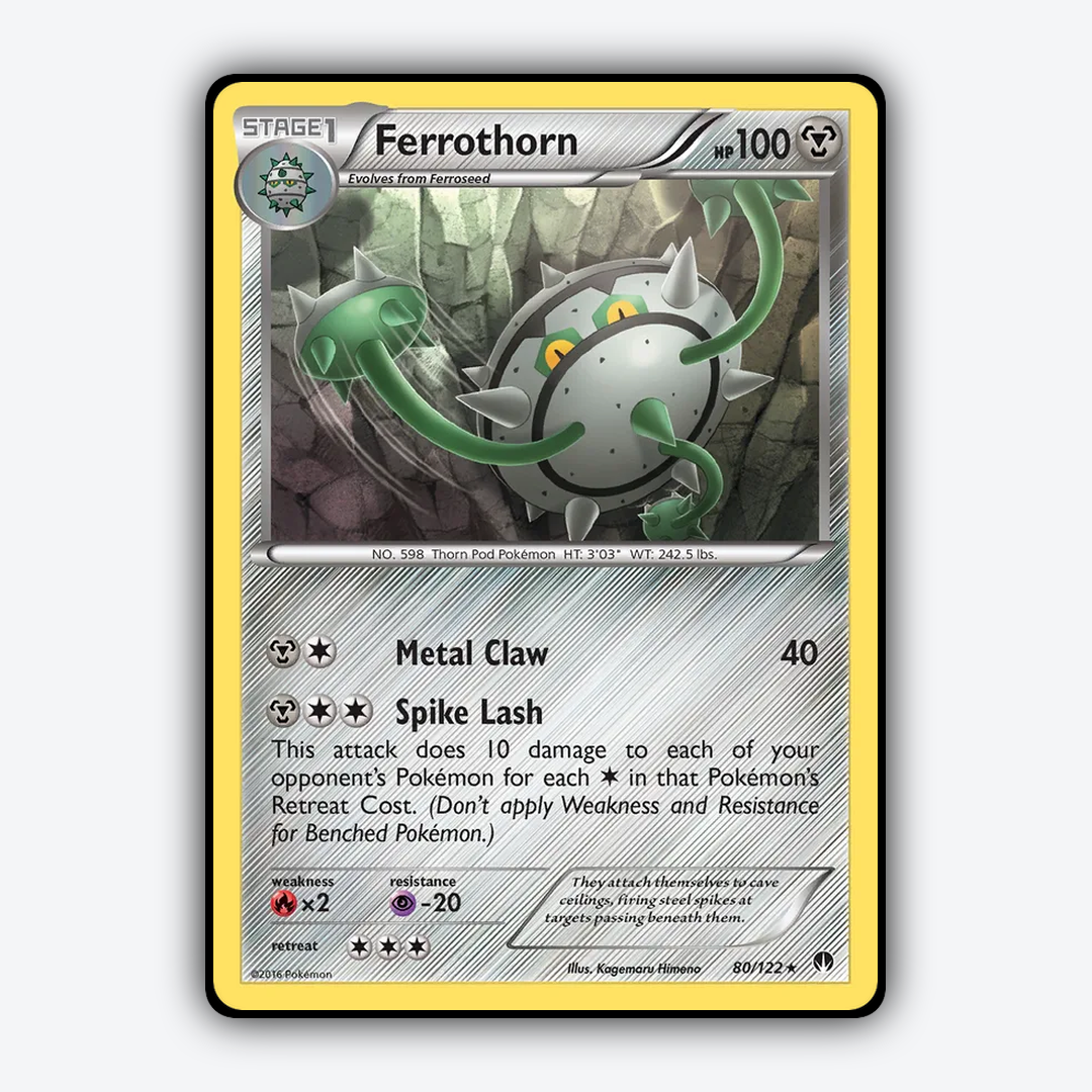 Ferrothorn 080/122 - BREAKpoint Set - Card Rug