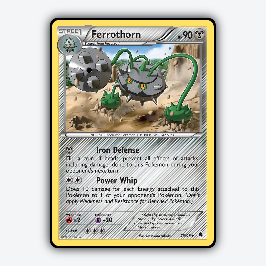 Ferrothorn 073/98 - Emerging Powers Set - Card Rug