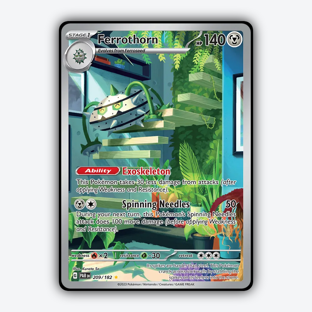 Ferrothorn #209 - Paradox Rift Set - Card Rug