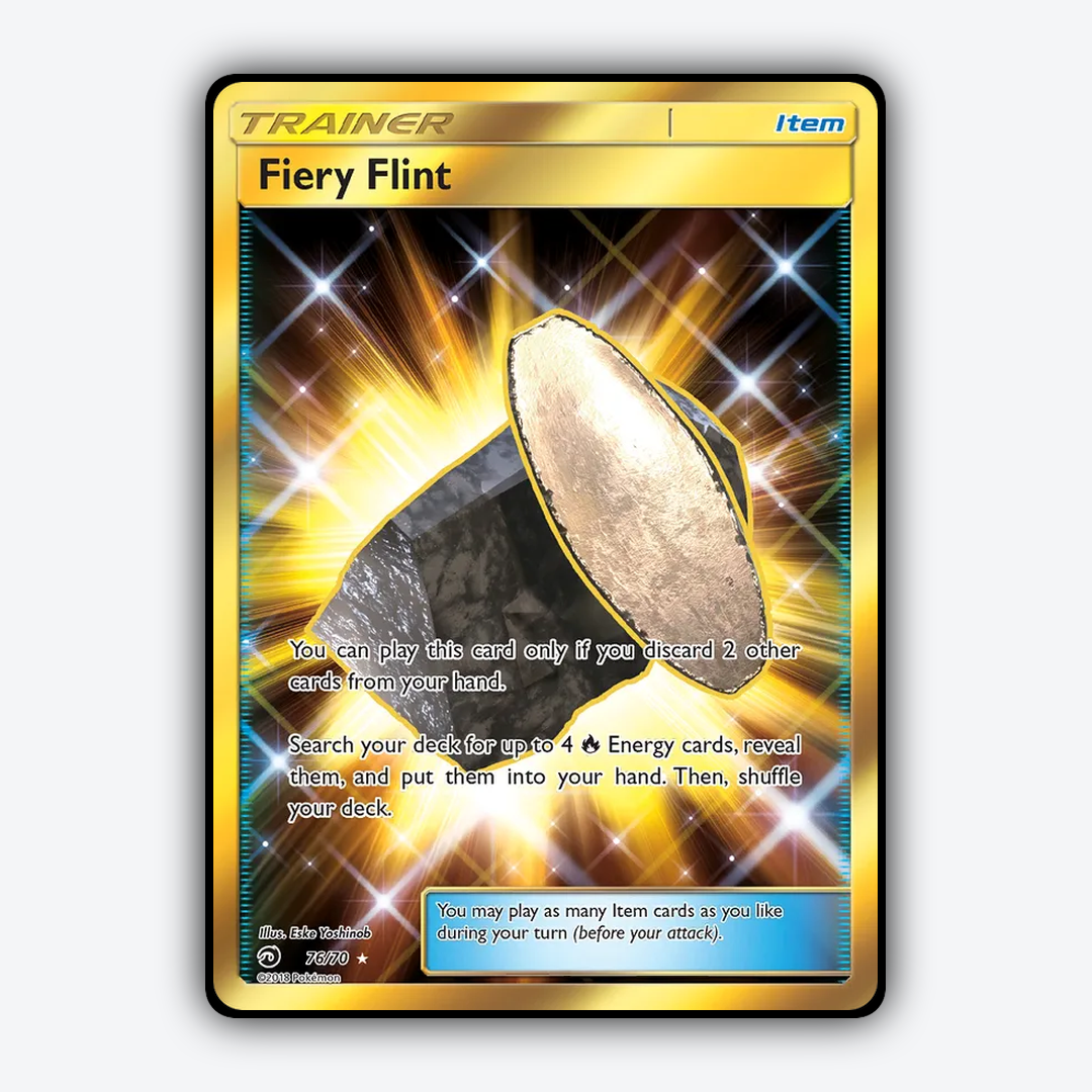 Fiery Flint 076/70 - Dragon Majesty Set - Card Rug