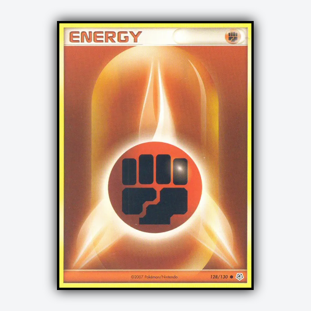 Fighting Energy 128/130 - Diamond & Pearl Set - Card Rug