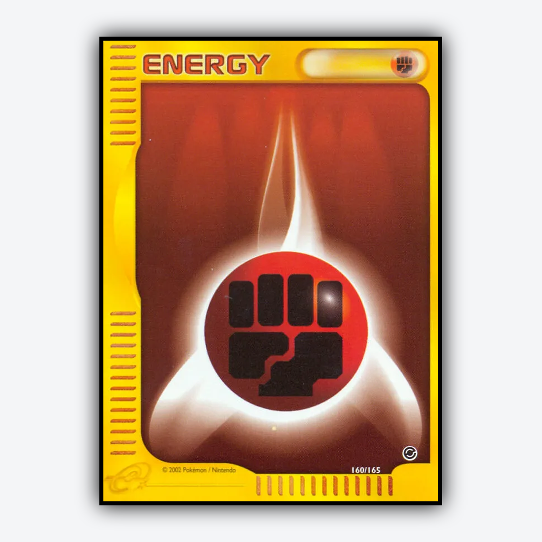 Fighting Energy 160/165 - Expedition Base Set - Card Rug