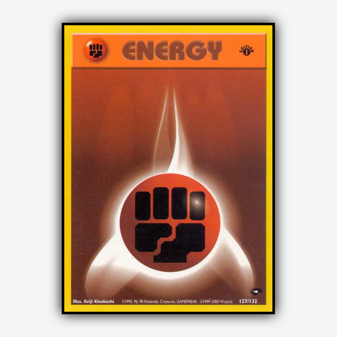 Fighting Energy 127/132 - Gym Challenge Set - Card Rug