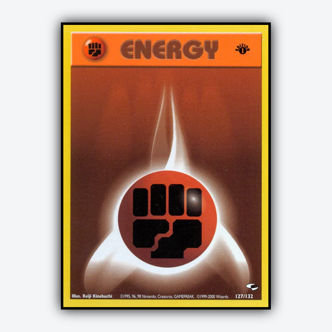 Fighting Energy 127/132 - Gym Heroes Set - Card Rug