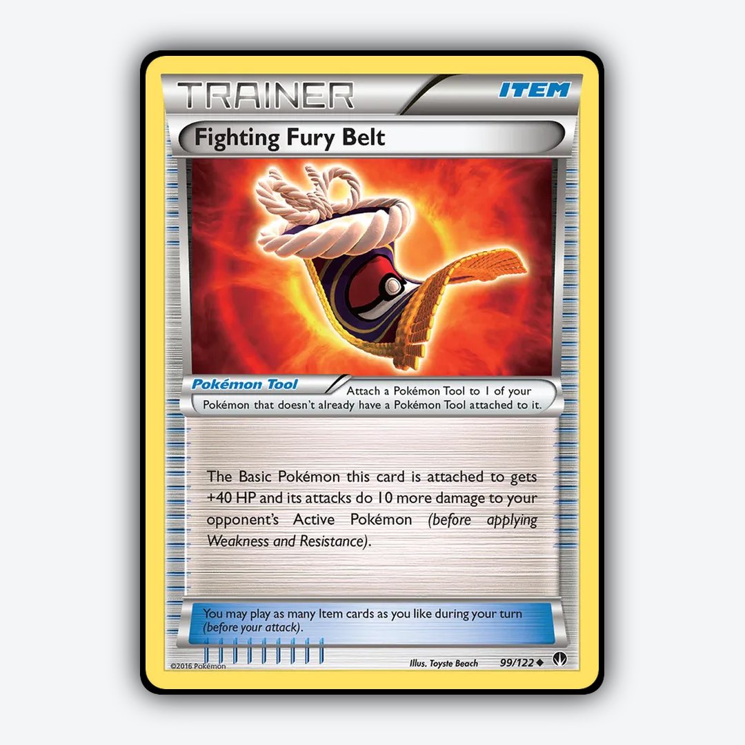 Fighting Fury Belt 099/122 - BREAKpoint Set - Card Rug