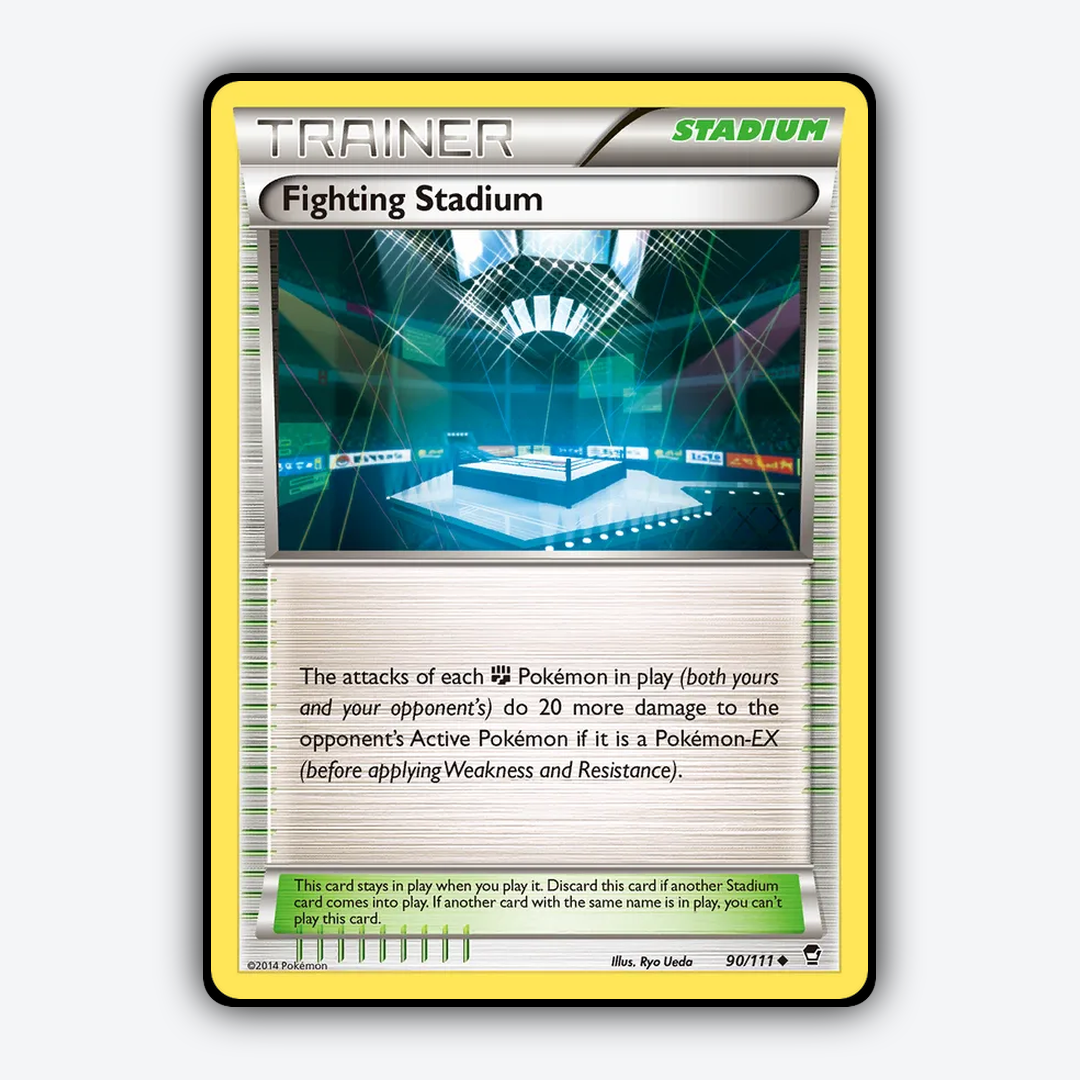 Fighting Stadium 090/111 - Furious Fists Set - Card Rug