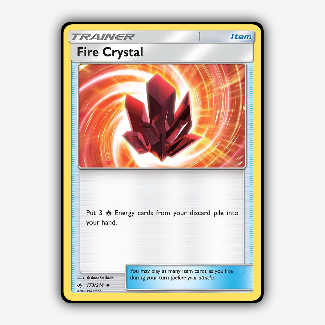 Fire Crystal 173/214 - Unbroken Bonds Set - Card Rug