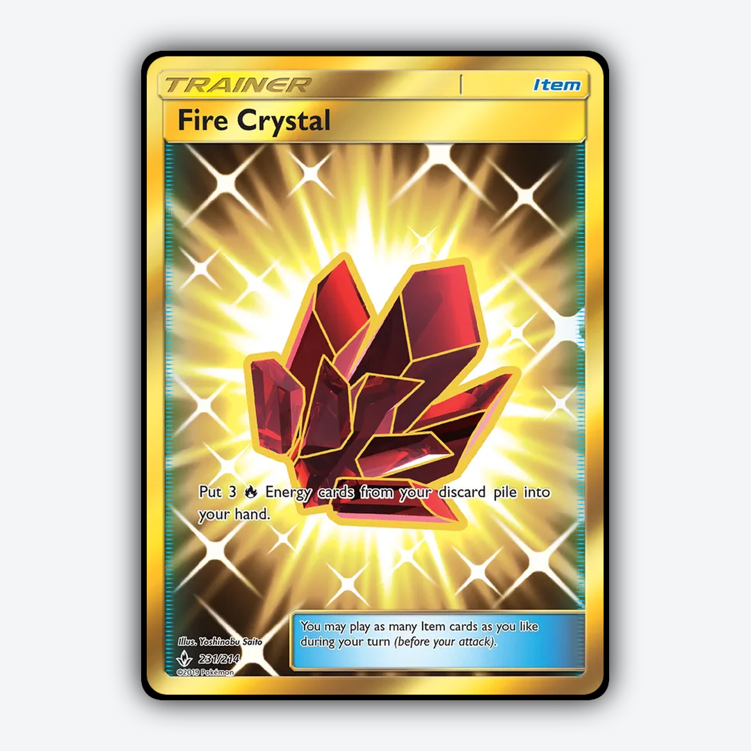 Fire Crystal 231/214 - Unbroken Bonds Set - Card Rug
