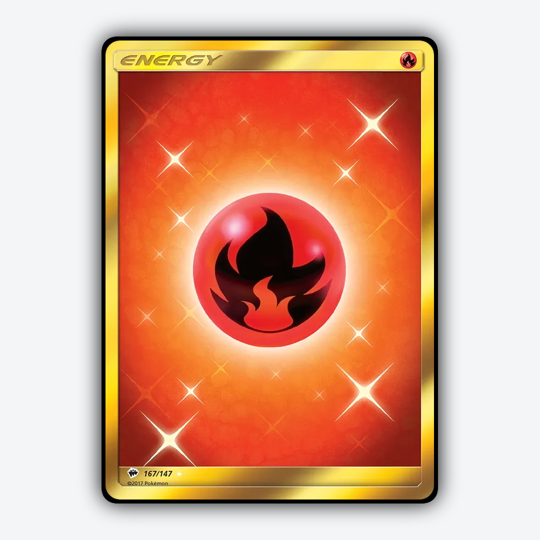 Fire Energy 167/147 - Burning Shadows Set - Card Rug