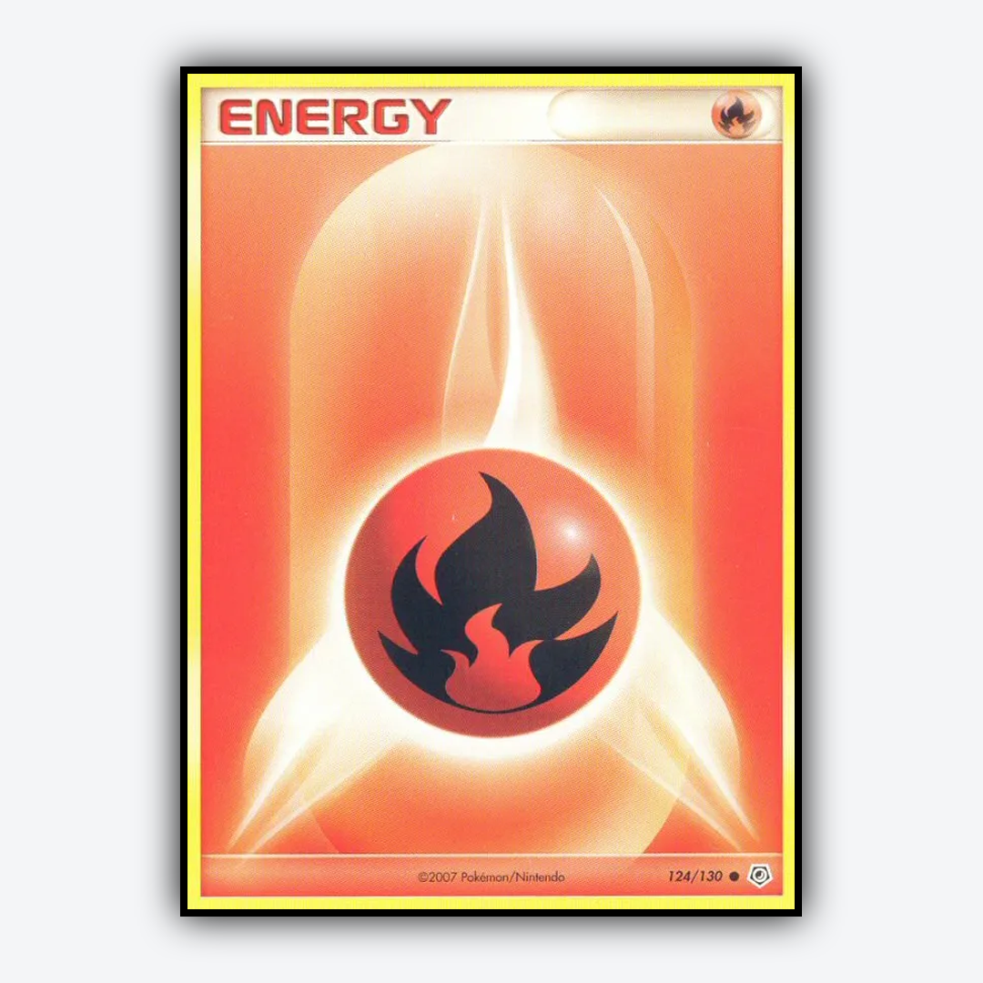 Fire Energy 124/130 - Diamond & Pearl Set - Card Rug