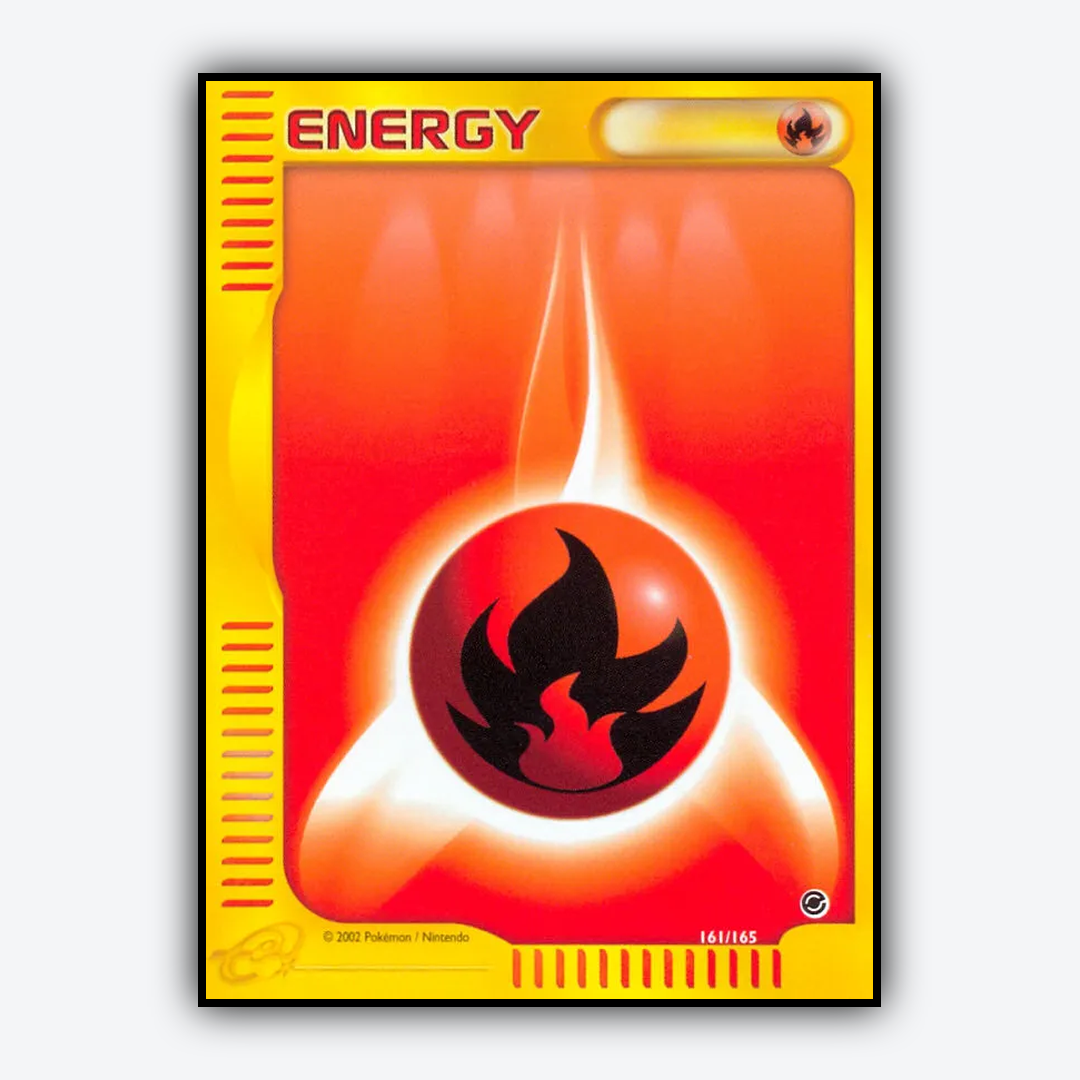 Fire Energy 161/165 - Expedition Base Set - Card Rug