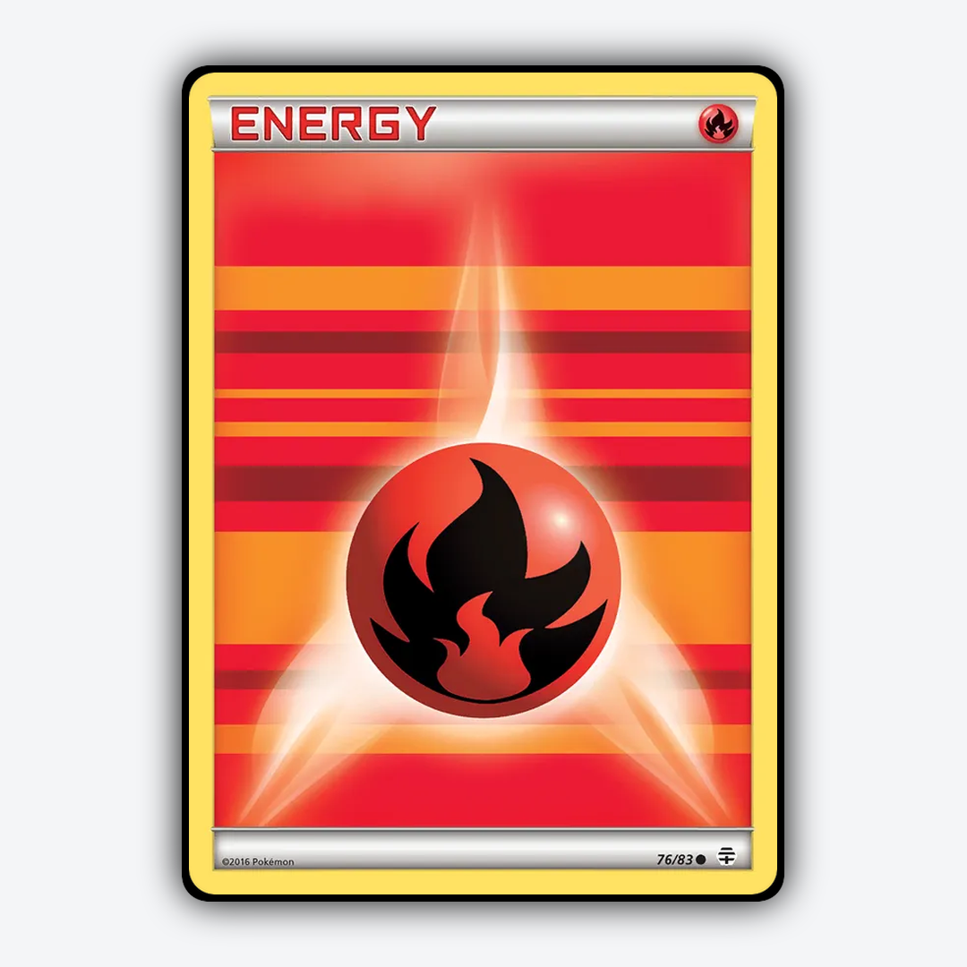 Fire Energy 076/83 - Generations Set - Card Rug