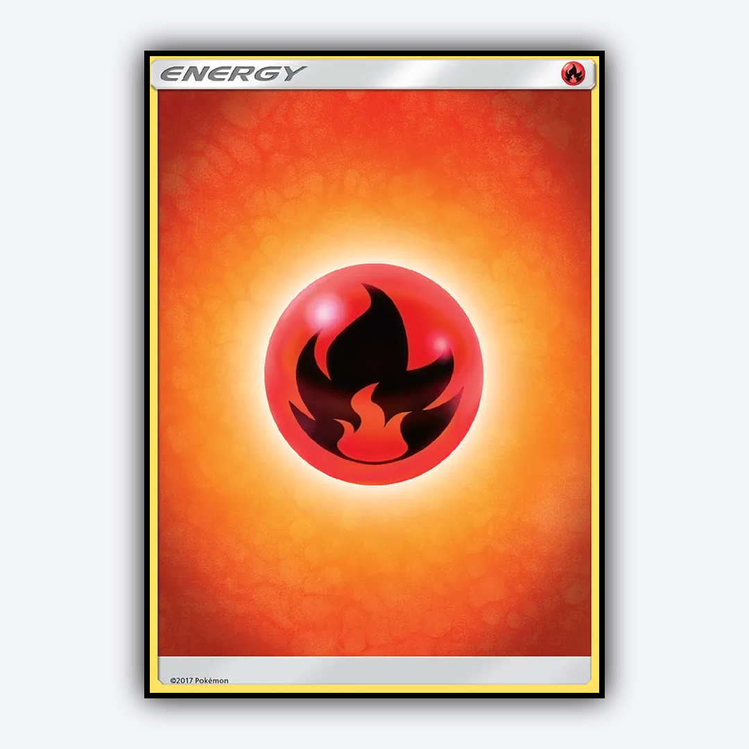 Fire Energy 165/149 - Sun & Moon Set - Card Rug