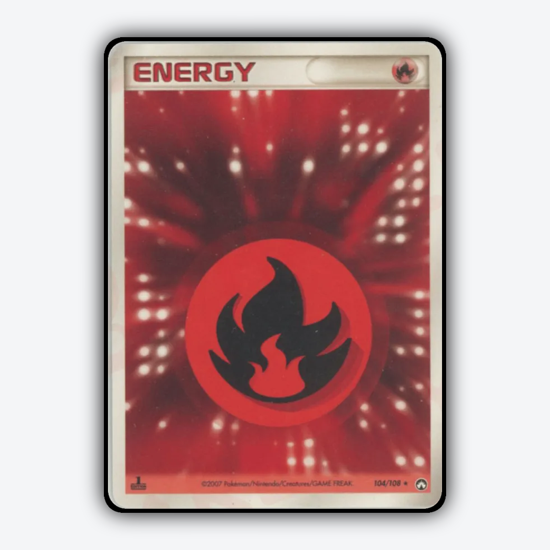 Fire Energy 104/108 - World Champions Pack Set - Card Rug (JP)