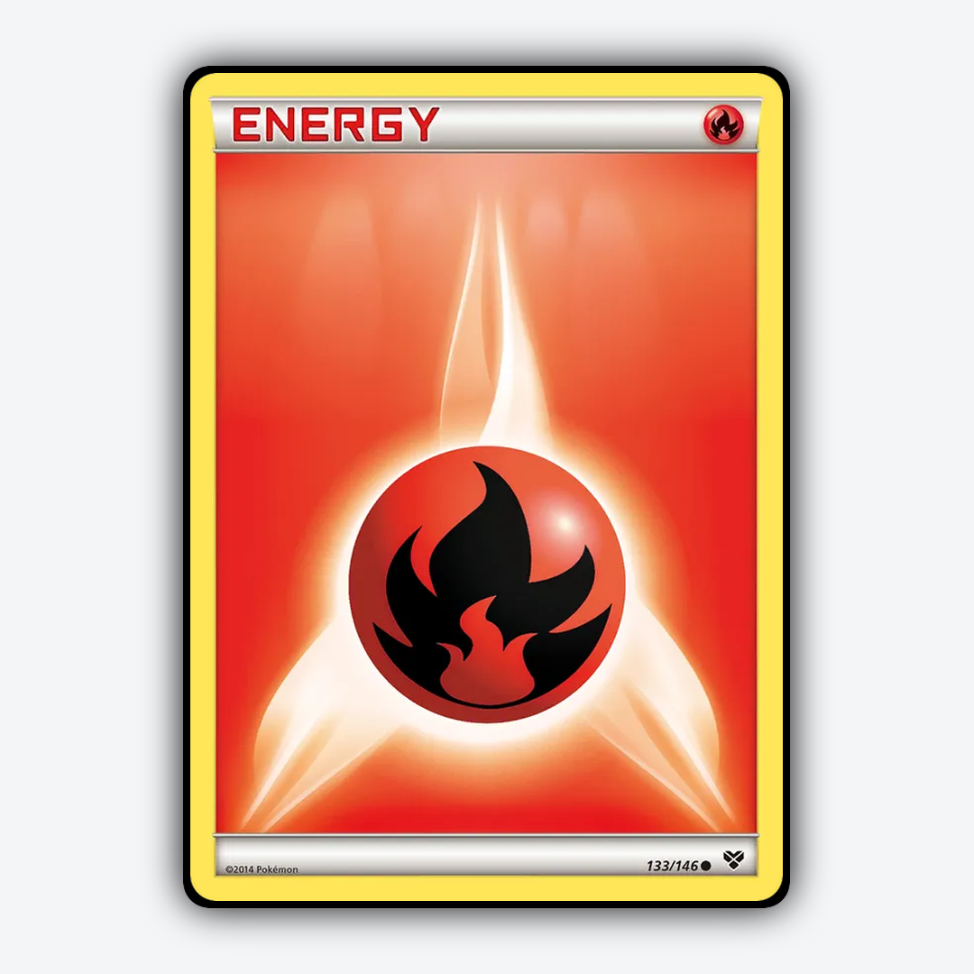 Fire Energy 133/146 - XY Set - Card Rug