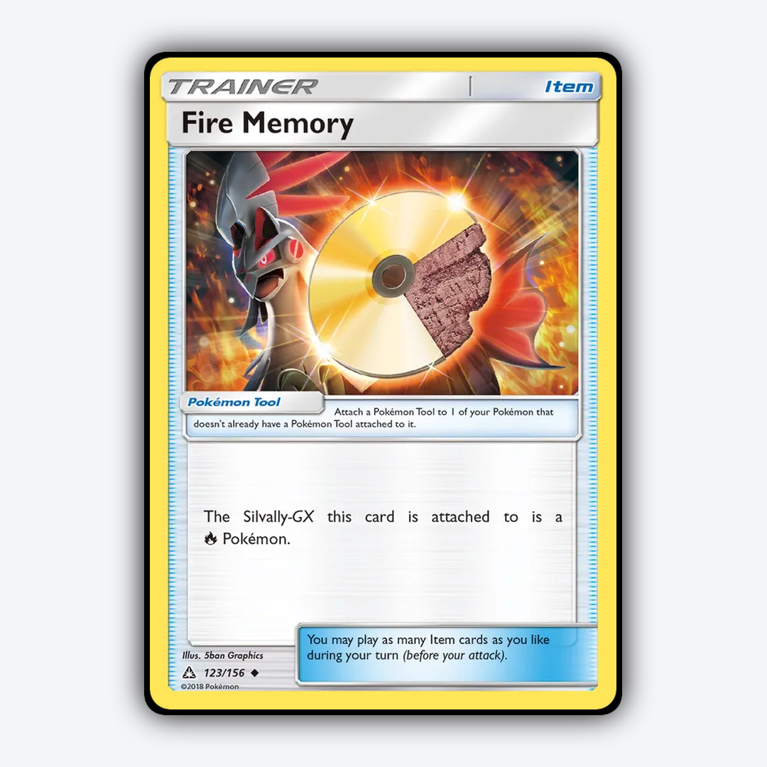 Fire Memory 123/156 - Ultra Prism Set - Card Rug