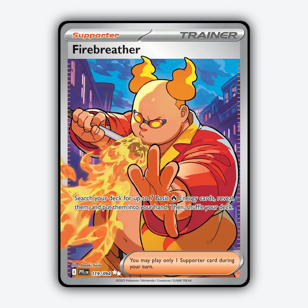 Firebreather 119/094 - Phantasmal Flames Set - Card Rug