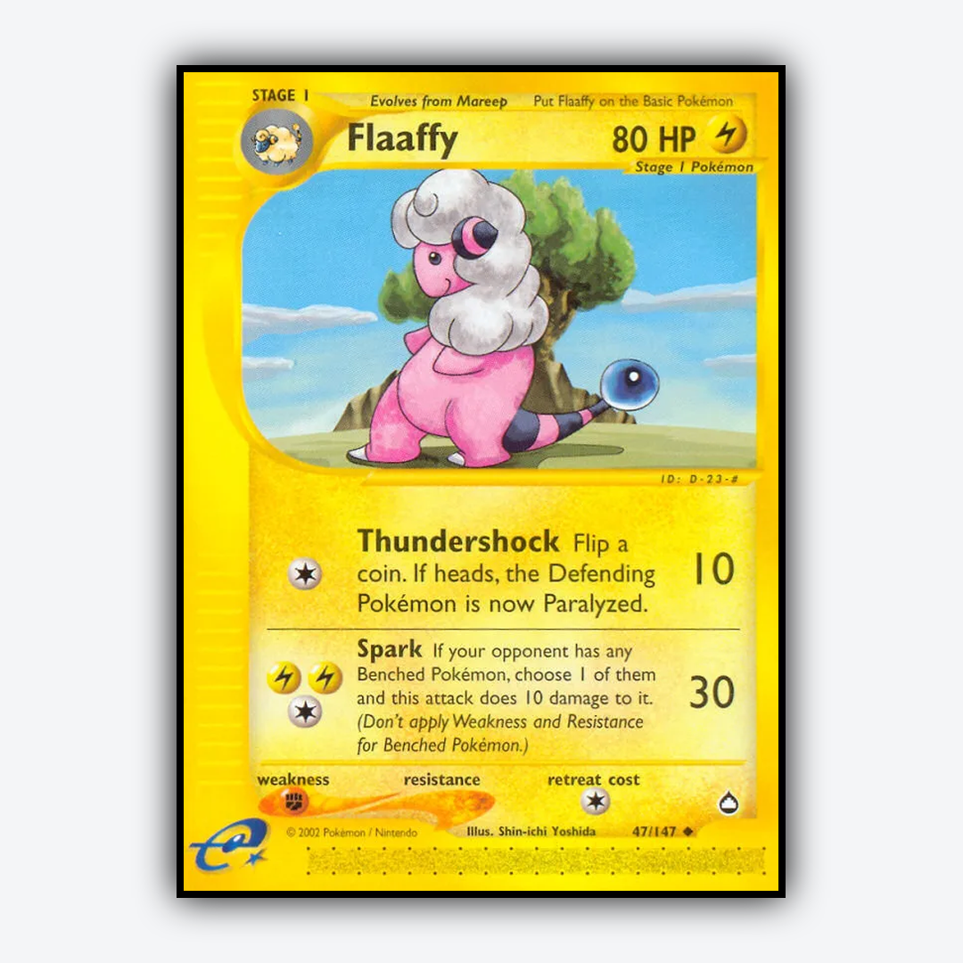 Flaaffy 047/147 - Aquapolis Set - Card Rug